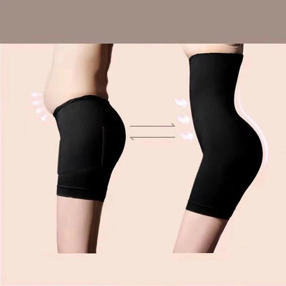 Shapewear เอวสูง Shaping กางเกงเอวหน้าท้องกระชับสะโพกยกผู้หญิงความปลอดภัยกางเกงหลังคลอด Tummy Control Shapewear ผู้หญิง