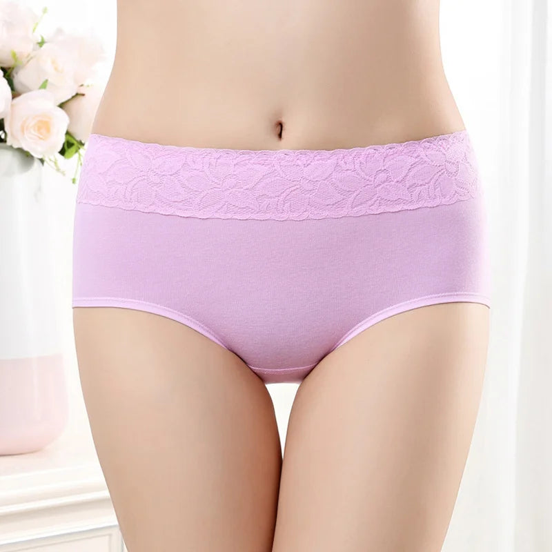 Female Physiological Pants Leak Proof Menstrual Women Underwear Period Panties Cotton Health Seamless Briefs In The Waist Warm