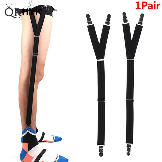 Shirt Stays Garter Belt Suspenders Elastic Shirt Holder Adjustable Sock Suspender