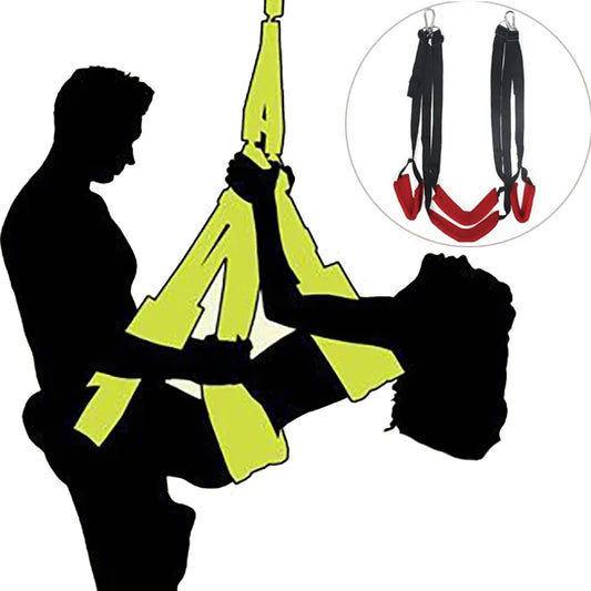 BDSM Bondages Erotic Game Toy For Couples Adult SM Bondage Sex Door Swing Chairs Hanging Furniture Straps Flirting Bondage Rope