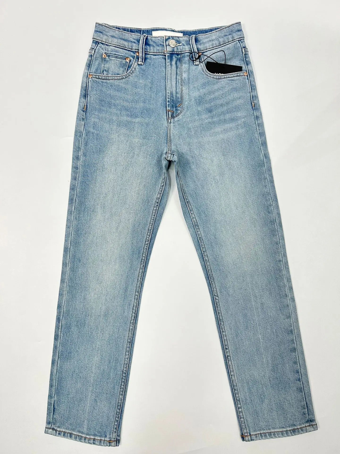 Jean slim extensible pour femmes, pantalon en denim droit, taille haute décontractée, nouvelle collection 2023