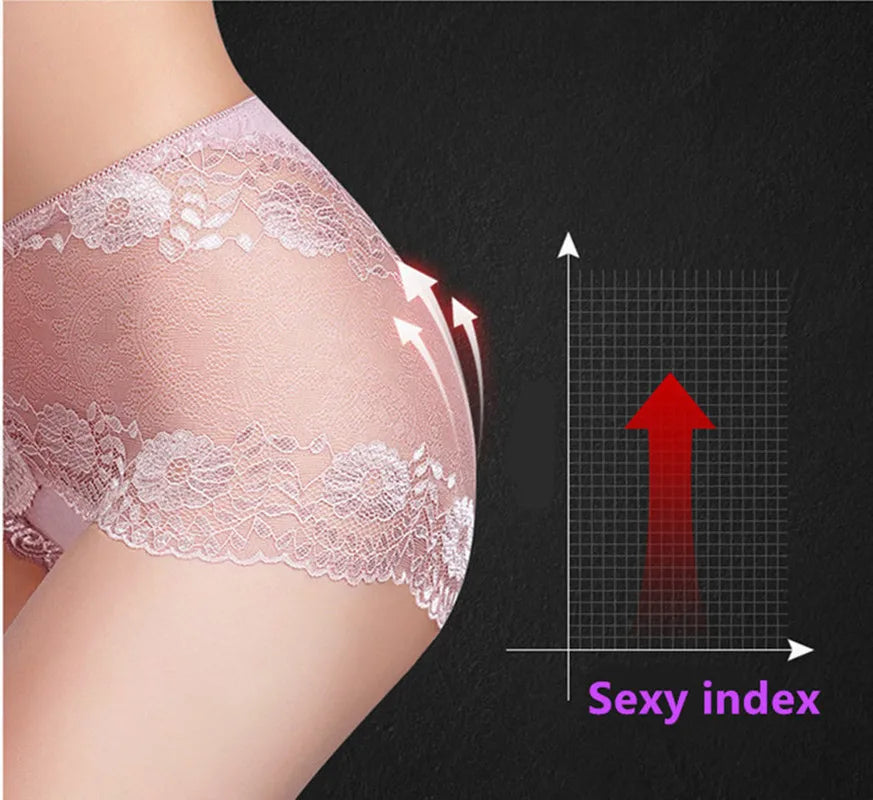 Sexy ladies panties large size cotton lace ladies briefs sexy transparent temptation comfortable high quality underwear women