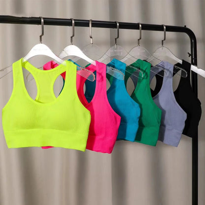 Women Sports Bra Top Push Up Fitness Yoga Bra Underwear Sport Tops For Women Breathable Running Vest Gym Wear Female Underwear