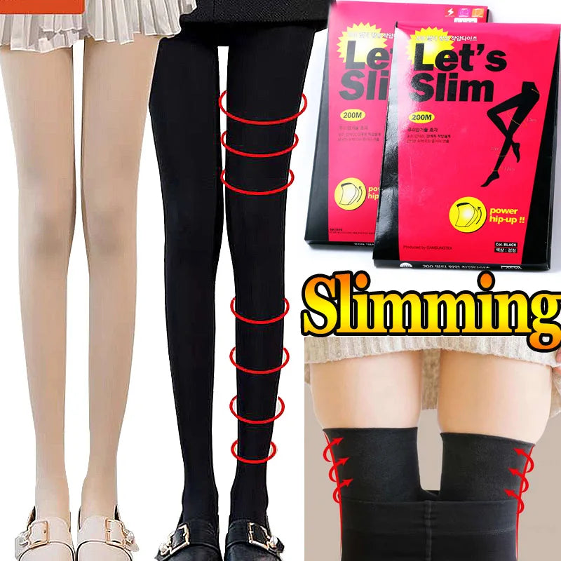 Super Slim Tights Compression Stockings Pantyhose Varicosity Lady Fat Calorie Burn Leg Shaping Stovepipe Stocking Foot Care Tool