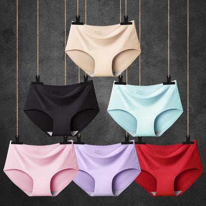 Ice Silk Pregnant Women Underwear Ice Silk Low Waist Comfortable Postpartum Seamless Maternity Underwear Pregnancy Briefs