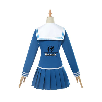 ROLECOS Anime Fruits Basket Cosplay Costume Tohru Honda Cosplay Christmas JK Girl School Uniform Women Sailor Costume Top Skirt