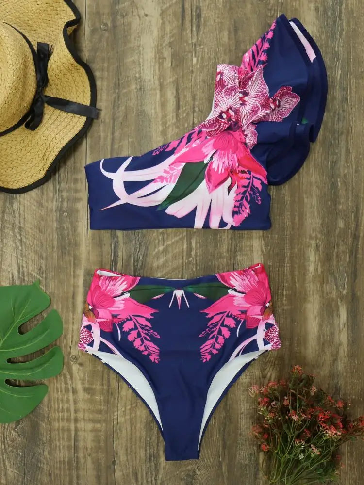 2021 Sexy Maillots De Bain Femmes Maillot De Bain Push Up Biquini Brésilien Ensemble Bikini D'été Vêtements De Plage Imprimé Maillot de bain Femme