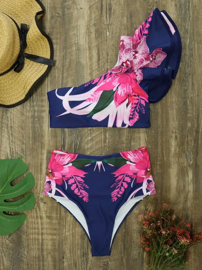 2021 Sexy Maillots De Bain Femmes Maillot De Bain Push Up Biquini Brésilien Ensemble Bikini D'été Vêtements De Plage Imprimé Maillot de bain Femme