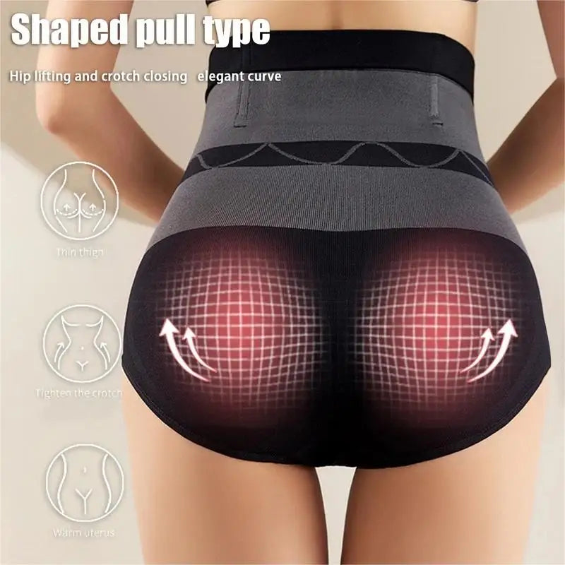 Belly Slimming Panties Waist Trainer Body Shapers Women Postpartum Tummy Control Underwear Seamless High Waist Shapewear Panty