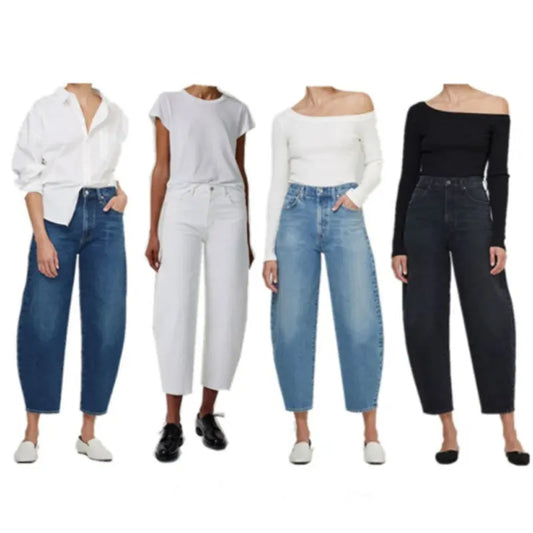 Women high waist loose jeans 2022 new lady fashion all-match denim Harem Pants