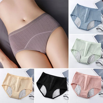 Panties For Menstruation Cotton Menstrual Panties High Waist Leak Proof Women Underwear Period Briefs Female Physiological Pants