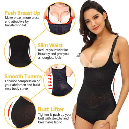 Femmes sous le buste post-partum corps Corset Cincher conjoint Shapewear femmes corps Shaper